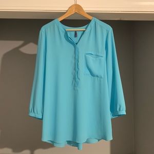 Not Your Daughter Jeans NYDJ Blouse Blue size XL